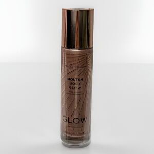 Face Body Molten Tan Sheen Glow Rose Gold Liquid Illuminator 3.38oz Revolution